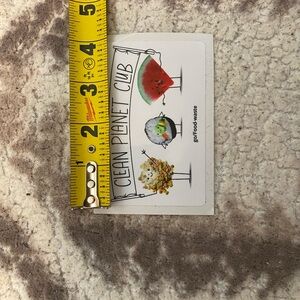 Clean Planet Club Sticker